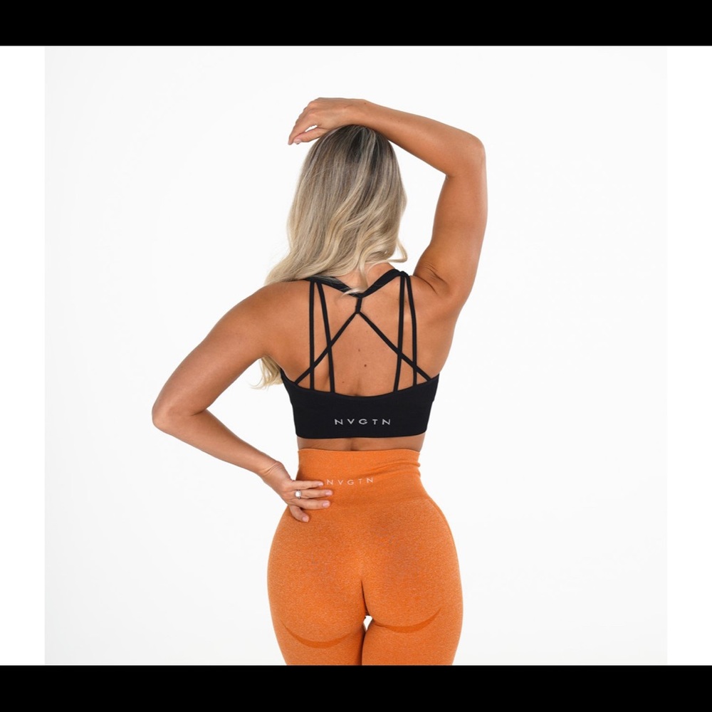 Nvgtn galaxy ribbed seamless sports bra